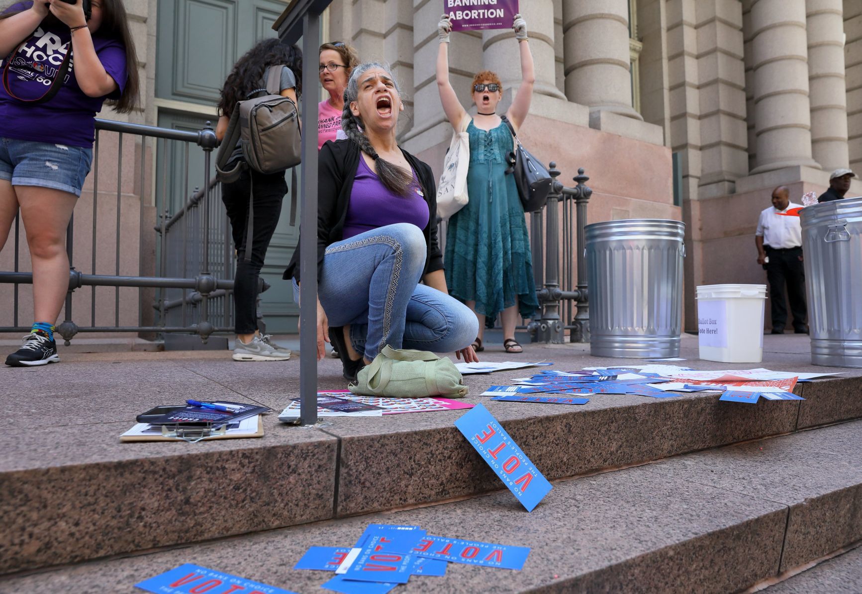 Abortion-rights protesters gather in St. Louis and across the state
